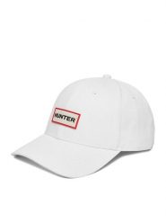 Hunter Czapka z daszkiem WB-HTR-U3-001-SS26 Biały. Białe czapki z daszkiem Hunter, bez wzorów, z bawełny. Za 79.99 zł.
