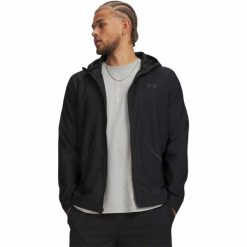 Bluza Mężczyzna UNDER ARMOUR UA Unstoppable Woven. Czarne bluzy z kapturem Under Armour, m, bez wzorów, z elastanu, z kapturem. Za 523.55 zł.