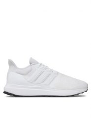 Adidas Sneakersy Ubounce Dna IG6000 Biały. Białe buty sportowe casual Adidas, bez wzorów, z materiału, bez zapięcia. Za 319.99 zł.