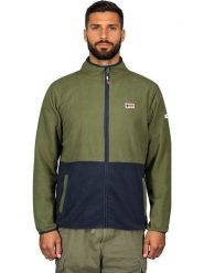 Geographical Norway Kurtka polarowa "Touki" w kolorze khaki rozmiar: L. Brązowe kurtki Geographical Norway, l, bez wzorów, z polaru, bez kaptura. Za 140.20 zł.