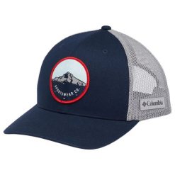 Czapka z daszkiem męska Mesh Snap Back Hat. Niebieskie czapki z daszkiem Columbia, bez wzorów, z bawełny. Za 119.99 zł.