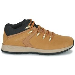 Buty do chodzenia męskie Timberland Sprint Trekker Low. Brązowe buty turystyczne Timberland, bez wzorów, z materiału, bez zapięcia, do biegania. Za 403.00 zł.
