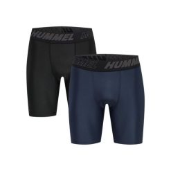 Spodenki na szelkach Hummel TE Topaz (x2). Czarne szorty Hummel, s, bez wzorów, z dżerseju, sportowe. Za 279.50 zł.