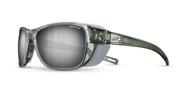 Okulary górskie JULBO Camino - Spectron 4 - Green/Light Gray. Szare okulary przeciwsłoneczne JULBO, prostokątne. Za 389.99 zł.