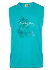 Roadsign Top w kolorze turkusowym rozmiar: M. Niebieskie bezrękawniki Roadsign, m, bez wzorów, z bawełny, bez kołnierzyka, bez ramiączek. Za 30.99 zł.