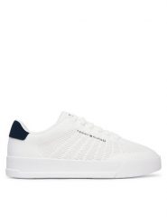 Tommy Hilfiger Sneakersy Th Court Knit FM0FM05823 Biały. Białe buty sportowe casual Tommy Hilfiger, bez wzorów, z materiału, bez zapięcia. Za 369.99 zł.