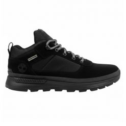 Męskie Skórzane Buty Sportowe Field Trekker. Czarne buty turystyczne Timberland, bez wzorów, z gumy, bez zapięcia, trekkingowe. Za 531.99 zł.