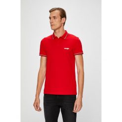 Wrangler - Polo. Szare koszulki polo marki Wrangler, z bawełny, polo, z krótkim rękawem. Za 119.90 zł.