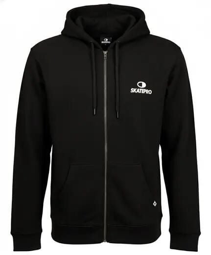 Odzież Bluza sportowa unisex SkatePro Zip Bluza z kapturem - L - Czarny. Biała bluzy z kapturem SKATEPRO, l, bez wzorów, z bawełny, z kapturem. Za 194.99 zł.