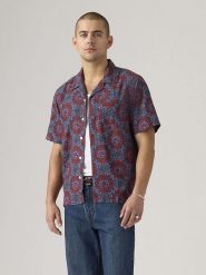 Levi's Koszula w kolorze niebiesko-czerwonym rozmiar: XL. Niebieskie koszule Levi's®, s, bez wzorów, bez kołnierzyka, bez ramiączek. Za 118.01 zł.