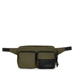 Torba na ramię Eastpak Double Crossbody. Zielone torby na ramię Eastpak, bez wzorów, z tkaniny, na ramię, bez dodatków. Za 192.00 zł.