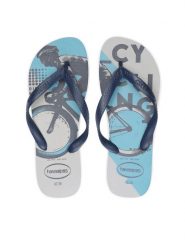 Havaianas Japonki 41413483498 Szary. Szare japonki Havaianas, bez wzorów, z tworzywa sztucznego. Za 59.99 zł.