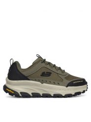Skechers Trekkingi D'Lux Trekker 237565 OLMT Khaki. Brązowe trekkingi Skechers, bez wzorów, z materiału, bez zapięcia. Za 359.99 zł.