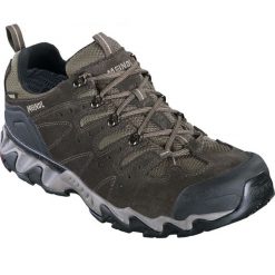 Buty trekkingowe Meindl Portland GTX. Brązowe buty turystyczne MEINDL, bez wzorów, bez zapięcia, trekkingowe. Za 945.00 zł.