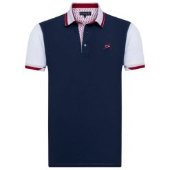 Sir Raymond Tailor Koszulka Męska Polo Mainly M Ciemny Niebieski. Niebieskie koszulki polo sportowe Sir Raymond Tailor, m, bez wzorów, bez kołnierzyka, bez ramiączek. Za 129.00 zł.