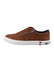 Tom Tailor Sneakersy w kolorze jasnobrązowym rozmiar: 43. Brązowe buty sportowe casual Tom Tailor, bez wzorów, bez zapięcia. Za 149.31 zł.