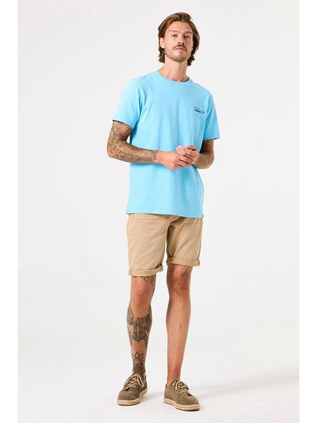 Garcia Koszulka w kolorze błękitnym rozmiar: L. Niebieskie bezrękawniki Garcia, l, bez wzorów, bez kołnierzyka, bez ramiączek. Za 86.99 zł.