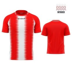 T-shirt Sportowy Givova Stripe XL Czerwony i Biały Unisex z Bawełny. Białe t-shirty sportowe Givova, bez wzorów, z bawełny, bez ramiączek, do piłki nożnej. Za 149.99 zł.