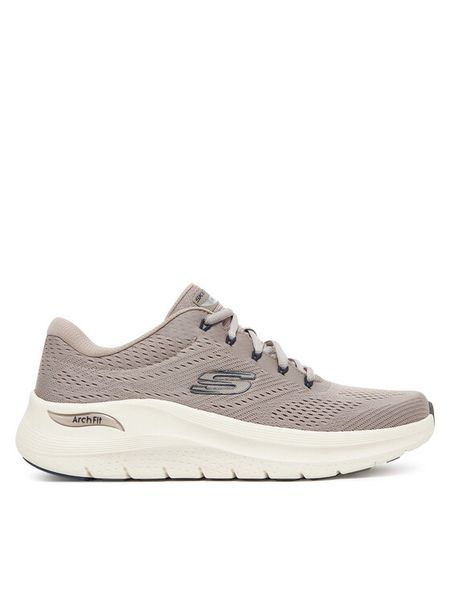 Skechers Sneakersy Arch Fit 2.0- 232700/TPE Brązowy. Brązowe buty sportowe casual Skechers, bez wzorów, z materiału, bez zapięcia. Za 239.99 zł.