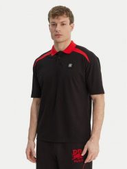 HUGO Polo Dunios_RB 50559650 Czarny Regular Fit. Czarne koszulki polo Hugo, m, bez wzorów, z bawełny, bez kołnierzyka, bez ramiączek. Za 429.99 zł.