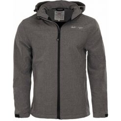 Glemo Spitsbergen Kurtka Softshell Męska - Wiatroszczelna i Wodoodporna. Szare kurtki przeciwdeszczowe GLOMEX, m, bez wzorów, z softshellu. Za 270.99 zł.