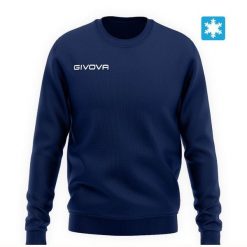 Bluza Givova Felpa Blue 2XS - Sportowy Komfort i Styl. Niebieskie t-shirty sportowe Givova, bez wzorów, z bawełny, bez ramiączek, na fitness i siłownię. Za 175.99 zł.