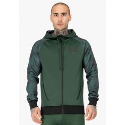 Kurtka z dresu Tapout Functional. Czarne kurtki TAPOUT, bez wzorów, z dresówki, bez kaptura. Za 290.00 zł.