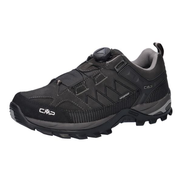 Buty trekkingowe męskie CMP Rigel Low Fitgo Wp. Czarne buty trekkingowe CMP, bez wzorów, bez zapięcia. Za 493.90 zł.