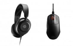 SteelSeries Arctis Nova 1 Czarne + Prime Mini. Czarne słuchawki dla graczy STEELSERIES. Za 549.00 zł.