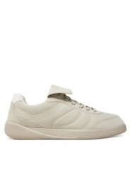 HUGO Sneakersy Riven 50536279 Kremowy. Białe buty sportowe casual Hugo, bez wzorów, ze skóry, bez zapięcia. Za 419.99 zł.