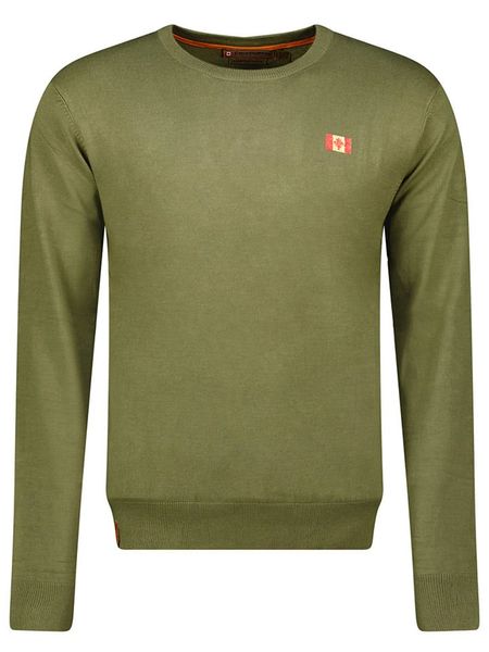Canadian Peak Sweter "Ferasmeak" w kolorze khaki rozmiar: M. Brązowe swetry nierozpinane Canadian Peak, m, bez wzorów, bez kołnierzyka, bez ramiączek. Za 140.20 zł.