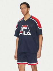 Fila Szorty sportowe Lommel FAM0920 Granatowy Loose Fit. Niebieskie krótkie spodenki sportowe Fila, l, bez wzorów, z syntetyku. Za 189.99 zł.