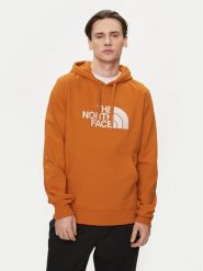 The North Face Bluza Light Drew Peak NF00A0TE Pomarańczowy Regular Fit. Brązowe bluzy The North Face, m, bez wzorów, z bawełny, bez kaptura. Za 219.99 zł.