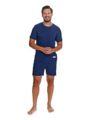 Doctor Nap Piżama w kolorze granatowym rozmiar: M. Niebieskie piżamy Doctor Nap, m, bez wzorów, z bawełny, bez ramiączek. Za 102.99 zł.