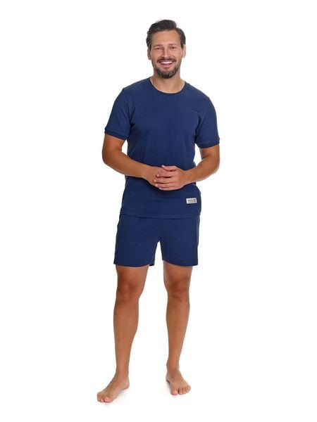 Doctor Nap Piżama w kolorze granatowym rozmiar: XXL. Niebieskie piżamy Doctor Nap, xxl, bez wzorów, z bawełny, bez ramiączek. Za 104.99 zł.