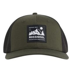 Czapka Trucker Rossignol Crown. Zielone czapki z daszkiem Rossignol, bez wzorów. Za 247.50 zł.