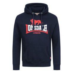 Bluza z kapturem Lonsdale Thurning. Czerwone bluzy z kapturem Lonsdale, m, bez wzorów, z bawełny, z kapturem. Za 263.00 zł.