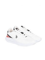U.S. Polo Assn. Sneakersy "Kaleb002" | Kaleb002 | Mężczyzna | Biały. Białe buty sportowe casual U.S. Polo Assn., bez wzorów, ze skóry ekologicznej, bez zapięcia. W wyprzedaży za 259.00 zł.
