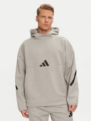 Adidas Bluza Z.N.E. JE3070 Szary Loose Fit. Szare bluzy Adidas, m, bez wzorów, z bawełny, bez kaptura. Za 279.99 zł.
