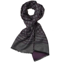 Czarny Szalik Męski Ciepły Miękki Szal Gładki Elegancki Mes-Jed. Czarne szaliki bez wzorów, z materiału. Za 29.99 zł.