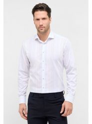 Eterna Koszula - Modern fit - w kolorze biało-niebieskim rozmiar: 46. Białe koszule Eterna, bez wzorów, z bawełny, bez kołnierzyka, bez ramiączek. Za 118.01 zł.