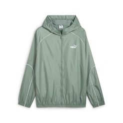 Męska wiatrówka PUMA Sport PUMA Green Moon. Zielone kurtki do biegania Puma, l, bez wzorów, bez kaptura. W wyprzedaży za 194.00 zł.