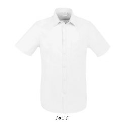 Koszula Sol's Brisbane Fit. Białe koszule SOL'S, s, bez wzorów, ze skóry, bez kołnierzyka, bez ramiączek. Za 111.00 zł.