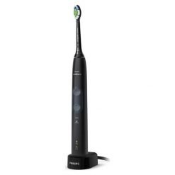 Szczoteczka soniczna Philips Sonicare4500 HX6830/44 czarny. Czarne szczoteczki elektryczne PHILIPS. Za 359.00 zł.