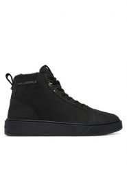 KARL LAGERFELD Sneakersy Flint II KL53353L Czarny. Czarne buty sportowe casual KARL LAGERFELD, bez wzorów, z nubiku, bez zapięcia. Za 1,059.00 zł.