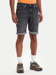 Tommy Jeans Szorty jeansowe Ronnie DM0DM22976 Czarny Slim Fit. Czarne szorty Tommy Jeans, m, bez wzorów, z bawełny. Za 289.99 zł.