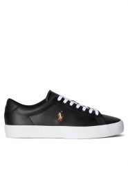 Polo Ralph Lauren Sneakersy Longwood 816884372001 Czarny. Czarne buty sportowe casual Polo Ralph Lauren, bez wzorów, ze skóry, bez zapięcia. Za 399.99 zł.