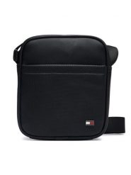 Tommy Hilfiger Saszetka AM0AM14845 Czarny. Czarne saszetki i nerki Tommy Hilfiger, bez wzorów, ze skóry, bez dodatków. Za 329.99 zł.