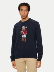 U.S. Polo Assn. Bluza MUP3058 Granatowy Regular Fit. Niebieskie bluzy U.S. Polo Assn., m, bez wzorów, z bawełny, bez kaptura. Za 339.99 zł.