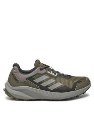 Adidas Buty do biegania Terrex Trail Rider IG8929 Zielony. Zielone buty do biegania Adidas, bez wzorów, z materiału, bez zapięcia, do biegania. Za 339.99 zł.